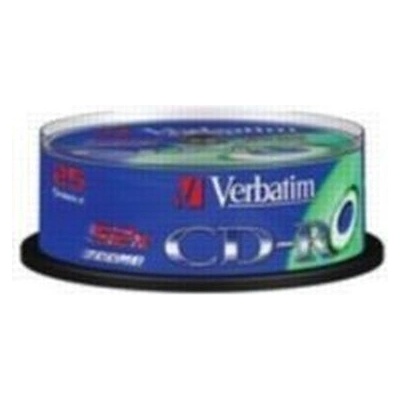 Verbatim CD-R 700MB 52x, AZO, spindle, 25ks (43432)