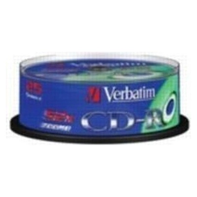 Verbatim CD-R 700MB 52x, AZO, spindle, 25ks (43432) – Zboží Mobilmania