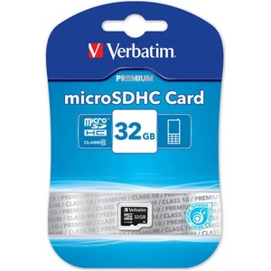 Verbatim Premium microSDHC 32GB C10 44013