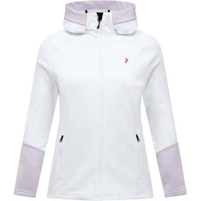 Peak Performance Дамско поларено яке Peak Performance Women's Rider Essentials Zip Hood Fleece jacket - White (105-6221-0814)
