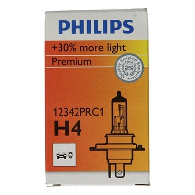 Philips Асортимент, крушки philips h4, 12v, 60/55w, 3200 К, 1 бр