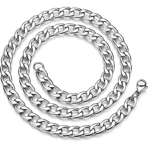 HARAHU Верижка de-34667 - Сребърна / 40см / 5мм kp34667