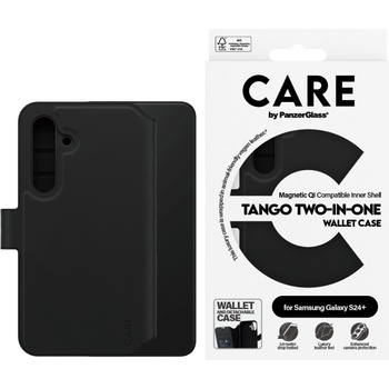 Image 1 of Panzer Калъф CARE by PanzerGlass за Samsung Galaxy S24 Plus, Feature Wallet, Tango 2 in1, Черен