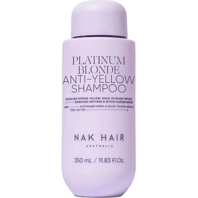 NAK Signature Platinum Blonde Anti-Yellow Shampoo 350 ml