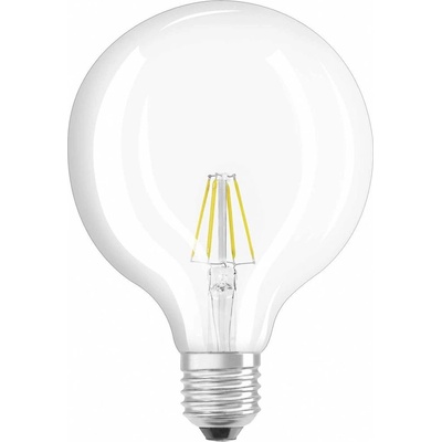 Osram LED žiarovka E27 G125 4W 40W 470lm 2700K Warm 300° Filament Retrofit