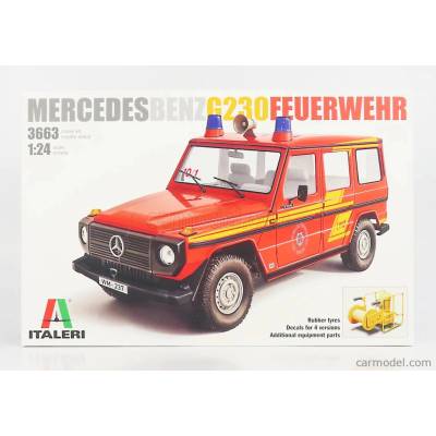 Italeri Mercedes Benz triedy G G230 Feuerwehr 1:24 /