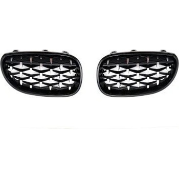 Решетки за BMW E60 (2003-2010) - черни / хром Diamond design