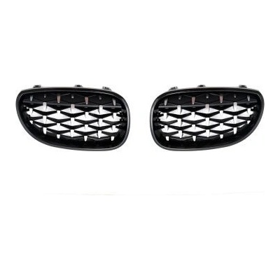 Решетки за BMW E60 (2003-2010) - черни / хром Diamond design