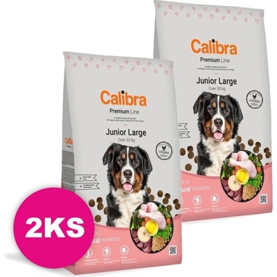 Calibra Dog Premium Line Junior Large new 2 x 12 kg