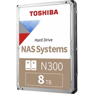 Toshiba N300 NAS Systems 8TB, HDWG480UZSVA