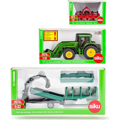 SIKU Farmer set zemědělské stroje C 1:32