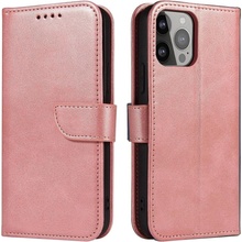 Pouzdro MG Magnet iPhone 13 Pro Max, růžové