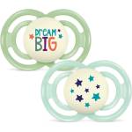 MAM Бебешка залъгалка Mam - Perfect Night, 6-18 м, 2 броя, зелена, Dream Big/звезди (100018887/BG707353 ) - ozone