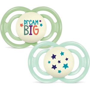 MAM Бебешка залъгалка Mam - Perfect Night, 6-18 м, 2 броя, зелена, Dream Big/звезди (100018887/BG707353 ) - ozone