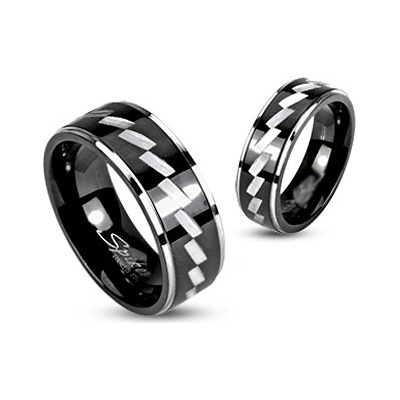 Steel Edge ocelový prsten Spikes 1652