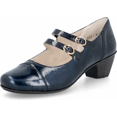 Rieker dámské lodičky 41758-14 modrá – Zbozi.Blesk.cz