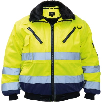 Korntex hi-vis kxpj oslo / Унисекс светлоотразително яке - жълто/тъмносиньо xs (76kxpj79500)