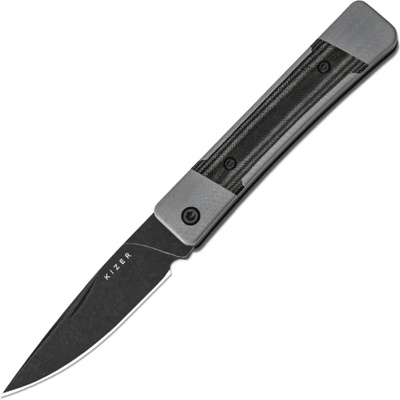 Kizer Little Grand Jonathan Styles Nitro-V Grey G10 & Micarta V2670A2