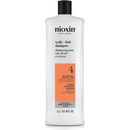 Nioxin System 4 Scalp + Hair Shampoo jemný šampón pre farbené a poškodené vlasy 1000 ml
