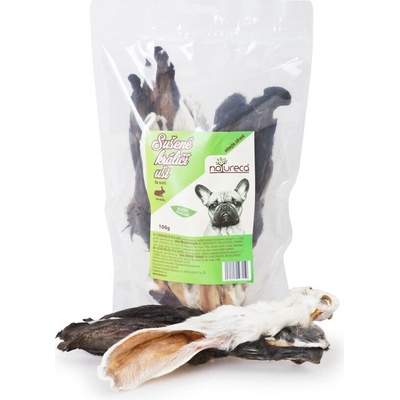NATURECA Sušené králičie uši so srsťou 1000 g