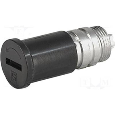 SCHURTER 0031.2323 Adaptér; 5x20mm; 16A; 500VAC; FUL; černá; UL94V-0; IP40; -40÷85°C