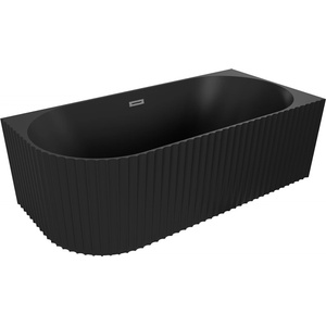Mexen Gia самостоятелно стояща ъглова вана с набраздяване, дясна 150 x 75 см, (52701507571P-66)
