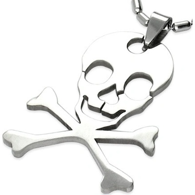 Lebka přívěsek z oceli GTPB005