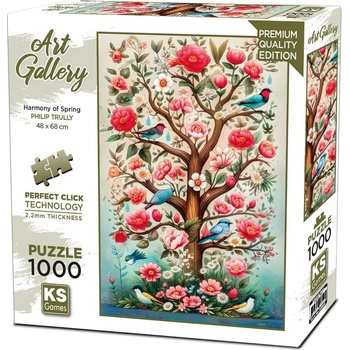 KS Games Пъзел KS Games от 1000 части - Хармонията на пролетта (20824)