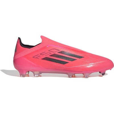 Мъжки футболни бутонки Adidas F50 Elite Laceless Firm Ground Football Boots Mens - Pink/Black