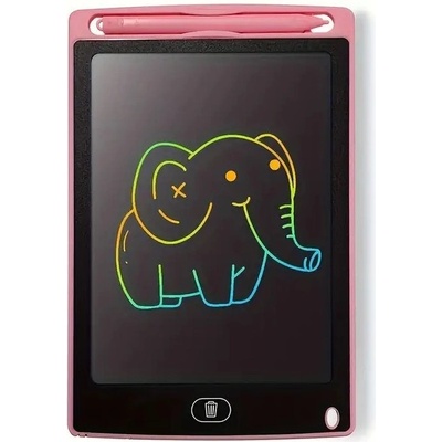 DeTech Detská kresliaca podložka Kids LCD Drawing board K9 10" ružová 14532624