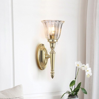 Elstead Lighting BATH-DRYDEN1-PB-LED Стенно осветително тяло за баня DRYDEN 1xG9/3W/230V IP44 златисто (ED0971)