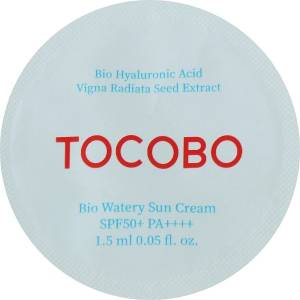 TOCOBO Bio Watery Sun Cream SPF50+ PA++++ (sample) - Слънцезащитен крем 1.5мл (sample)