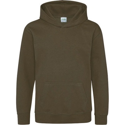 Just Hoods Detská mikina s kapucňou JH001J Olive Green