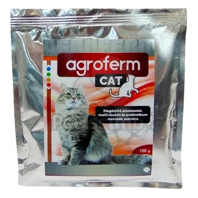 Agroferm Cat - мултивитамини и пробиотик за котки 100 г