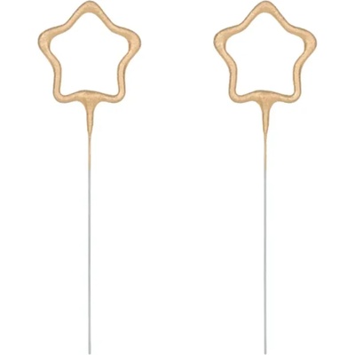 PartyDeco Студени искри - Звезди, 2 бр