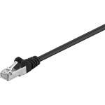 Goobay RJ45 пач корда категория 5e, F-UTP PVC CCA, черна, Goobay (3.0 м) (68660)