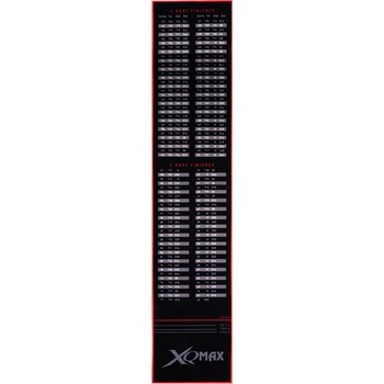 Podložka/koberec na šipky XQ MAX DART MAT FINISHES Barva: Červená, Varianta: 60