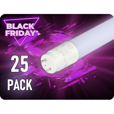 V-TAC T8 LED trubica 9W, 850lm, G13, 60cm, plast/25-PACK! Studená biela