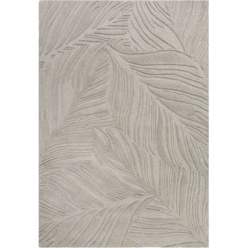 Flair Rugs Светлосив вълнен килим 200x290 cm Lino Leaf - Flair Rugs (503119373939)