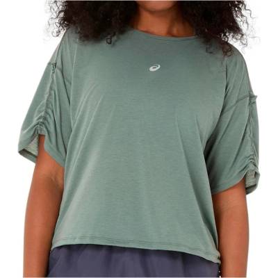 Asics Дамска тениска Asics Women's Nagino Run Adjustable S/S Top Running shirt - Monument Blue - размер XS (916-4756-0211)