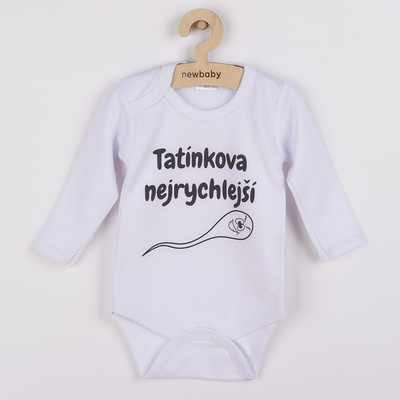 New Baby Body s potlačou Tatínkova nejrychlejší
