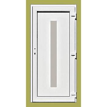 Soft Hana Vchodové dveře biele 88x198 cm pravé