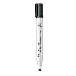 STAEDTLER Маркери Staedtler Lumocolor 351 за бяла дъска скосен връх, (32286-А-ЧЕРЕН)