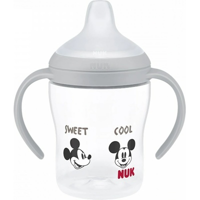 NUK Fľaša na učenie Perfect Match Disney 150 ml, šedá