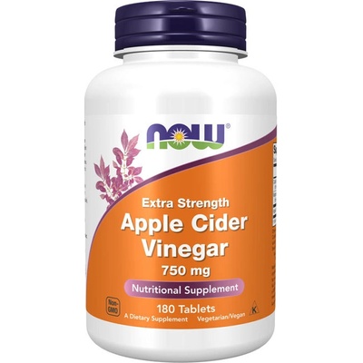 Now Foods Apple Cider Vinegar Extra Strength 750 mg 180 tabliet