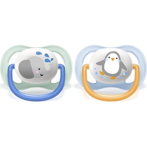 Philips залъгалки Ultra Air Animals 0-6 м слон/пингвин