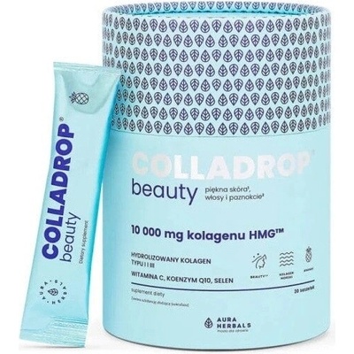Aura Herbals Colladrop Beauty Kolagen HMGTM 10000 mg Ananas 30 ks