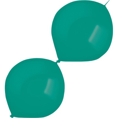 Amscan Balónky latexové spojovací dekoratérské metalické lesní zeleň 30 cm