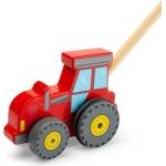 Bigjigs Toys Дървена играчка за бутане - Трактор - Bigjigs (38042)