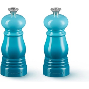 Le Creuset Комплект мелнички за черен пипер и сол 11 см, комплект от 2 бр. , TEAL, пластмаса, Le Creuset (LECR96002500490000)